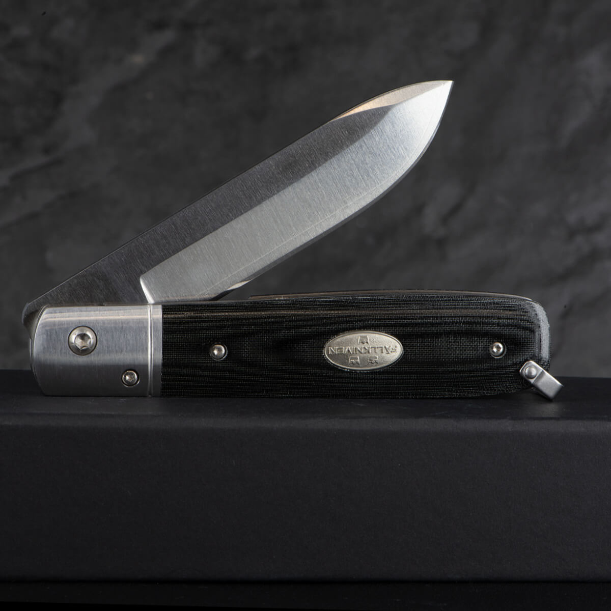 Fallkniven GPbm Gentleman&#39;s Pocket Knife Black Micarta