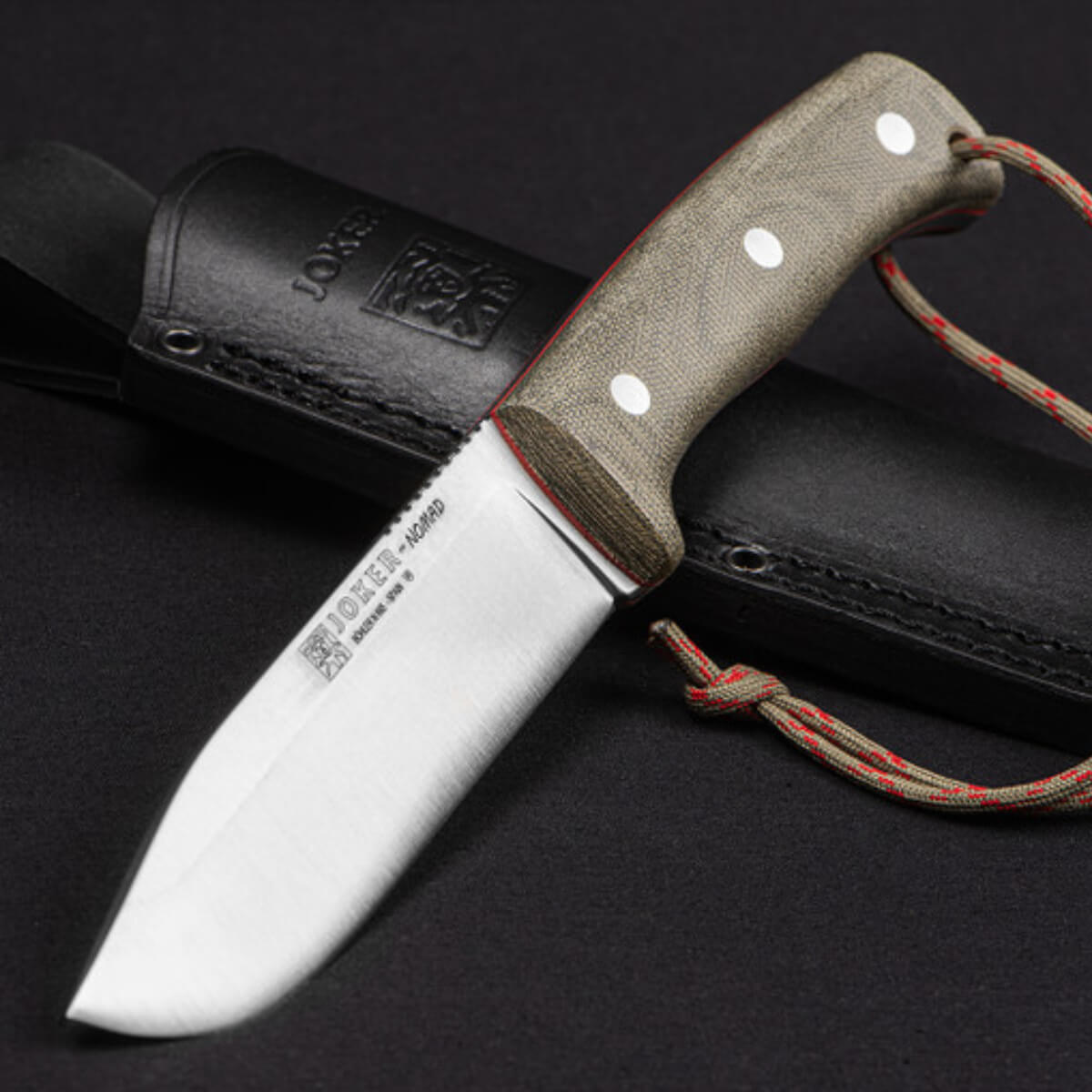 Joker Nomad Micarta Bushcraft Knife 12.7cm Blade