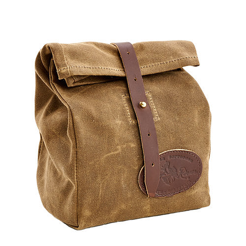 Waxed cotton lunch new arrivals bag