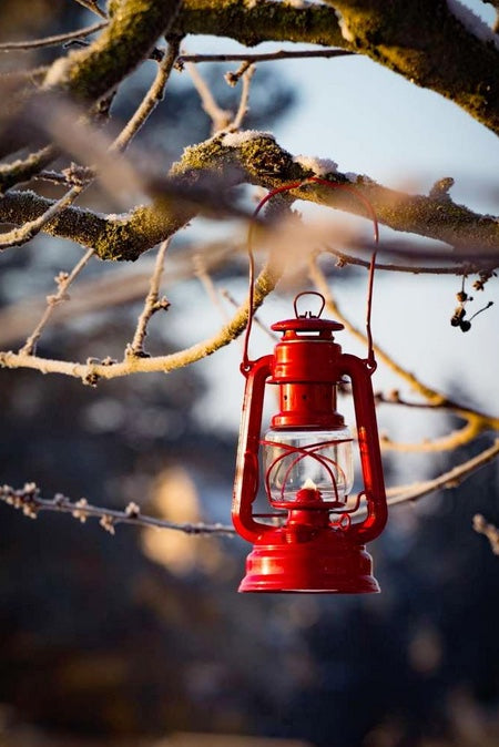 Red hurricane lantern deals