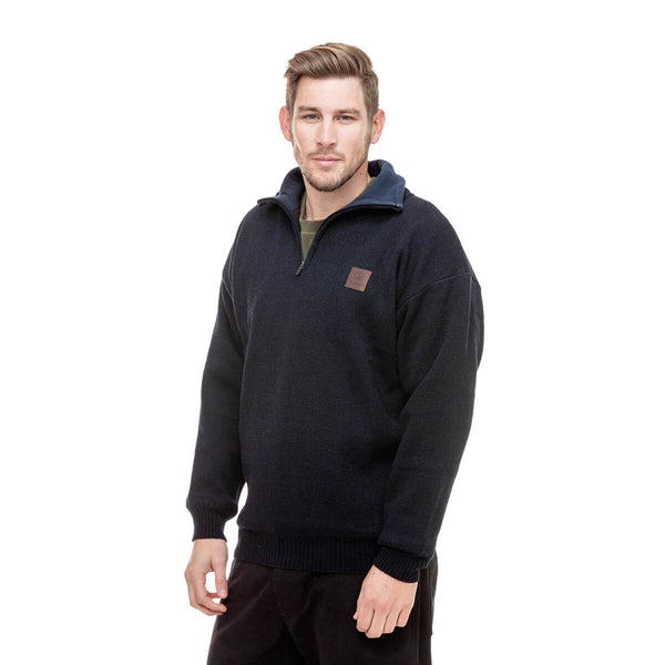 Swanndri Men s Rhino Stormshield Wool Jersey with Windproof Lining