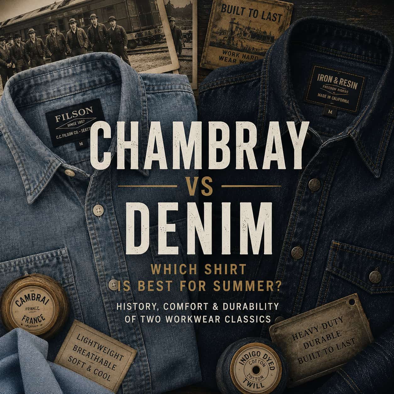 Chambray vs Denim: Which Shirt is Better for Summer?