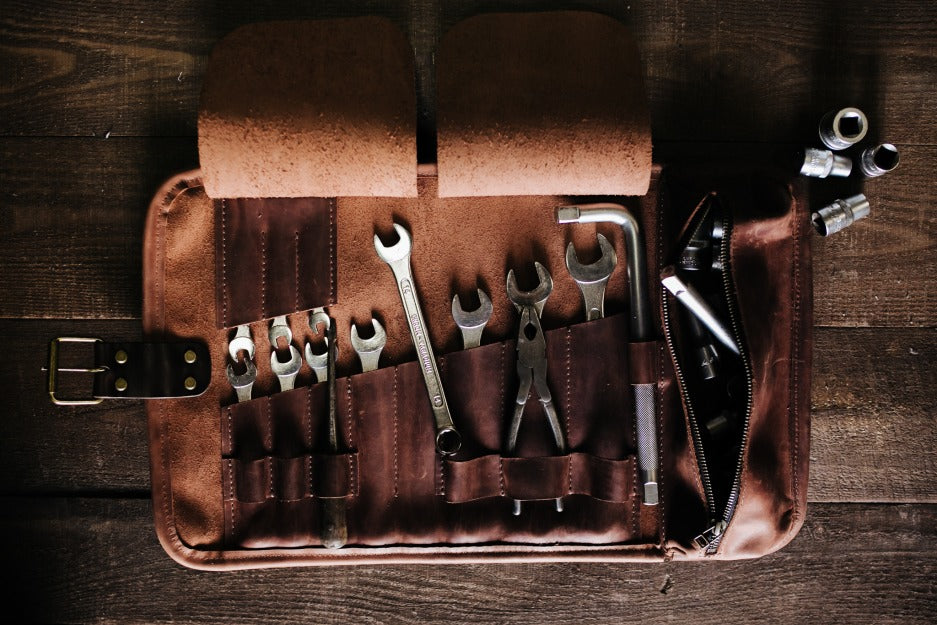 Probably the Best Leather Tool Roll Available