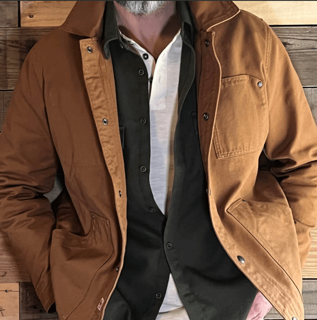 Canvas chore jacket