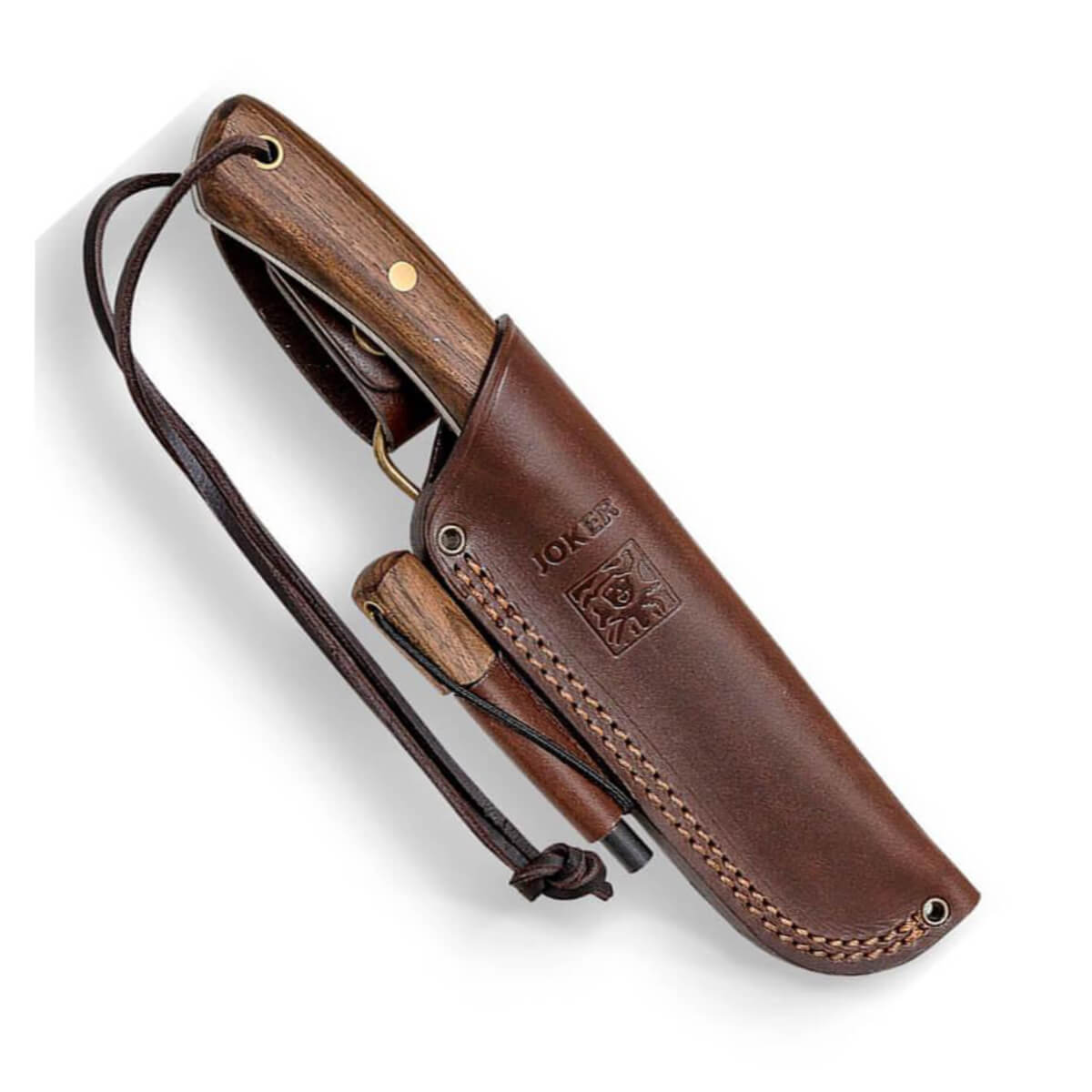 Joker Nessmuk Knife Walnut with Firestriker