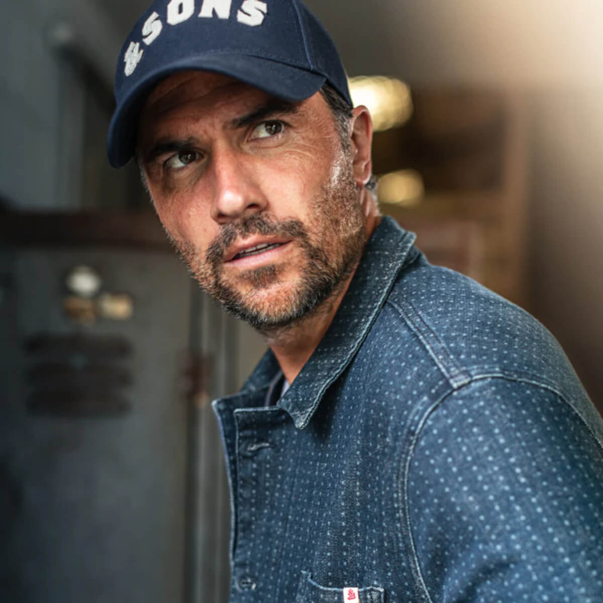 &amp;SONS Baseball Cap Navy