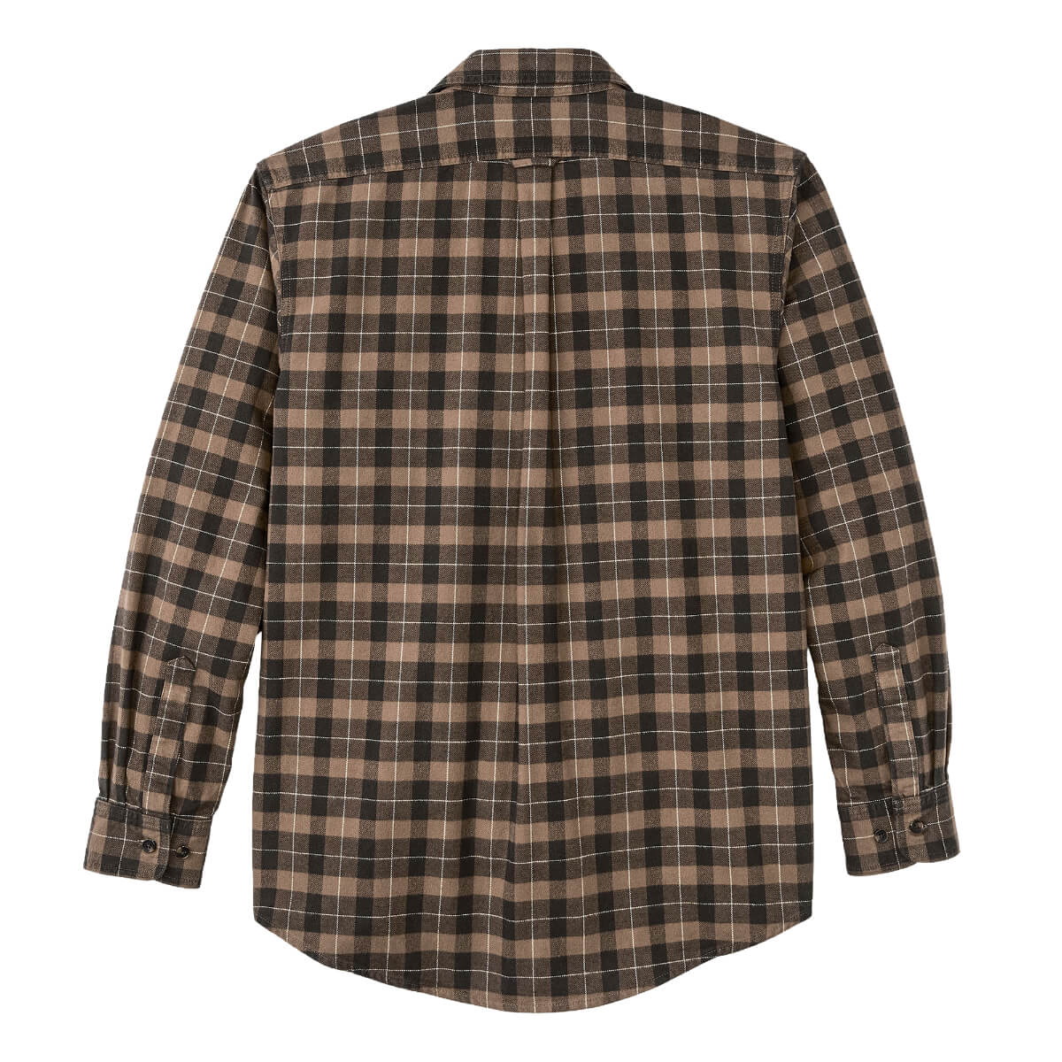 Filson Alaskan Guide Shirt Light Brown and Peat