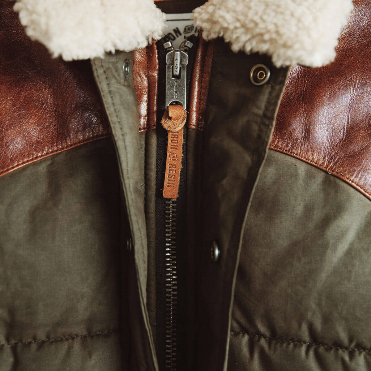 Iron and Resin Basin Waxed Canvas Vest