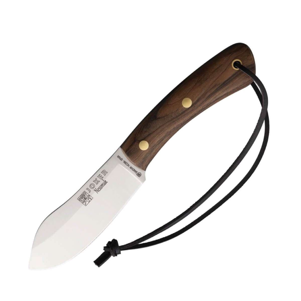 Joker Nessmuk Knife Walnut with Firestriker