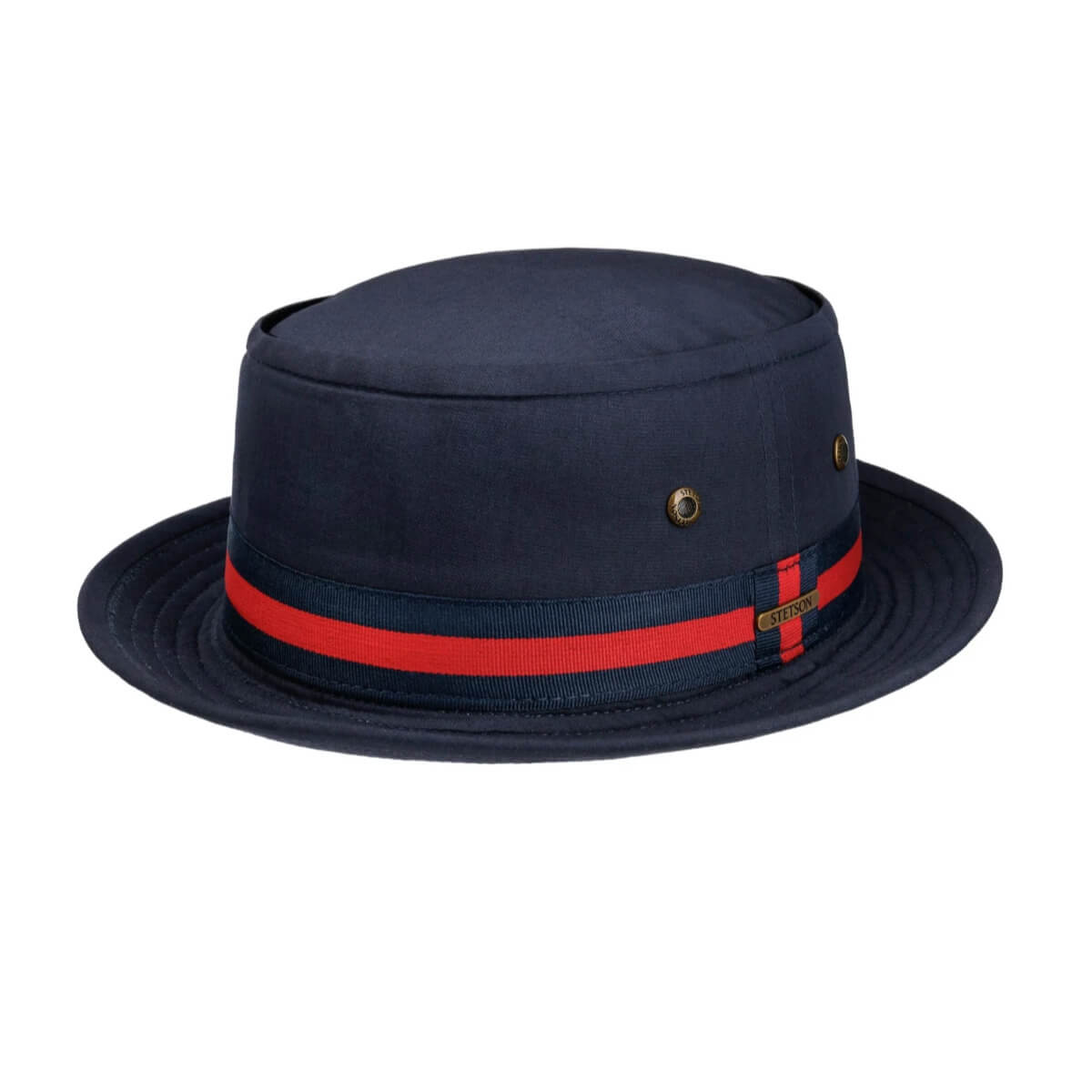 Stetson Pork Pie Hat Navy