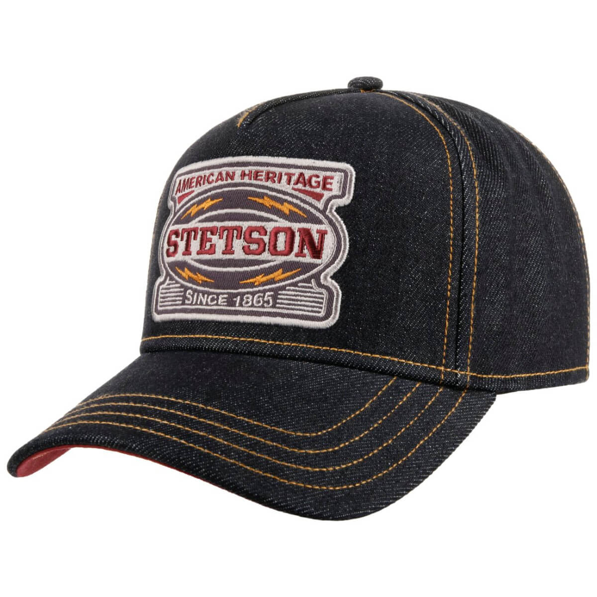 Stetson Dark Denim Trucker Cap