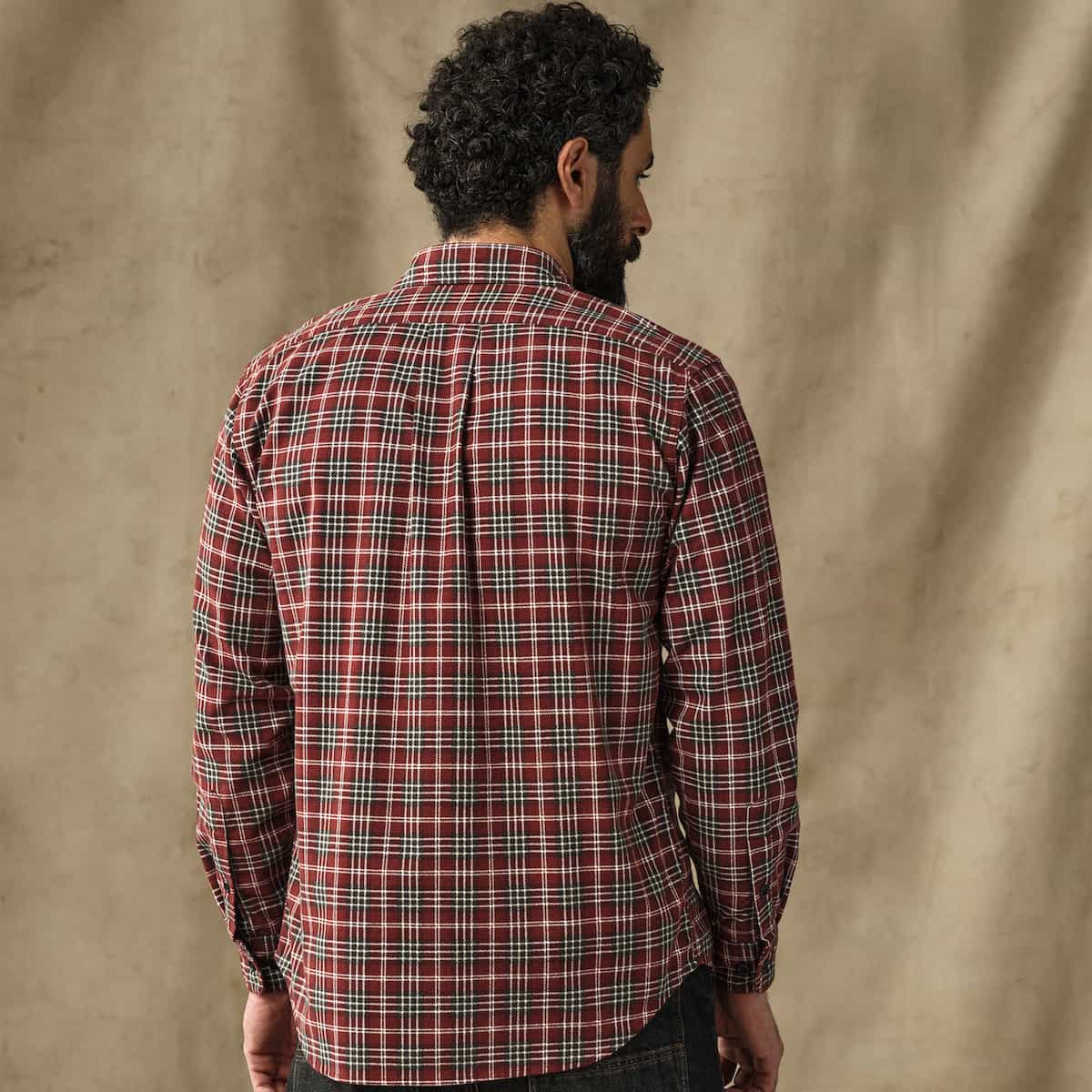 Filson Field Flannel Shirt Russet Red