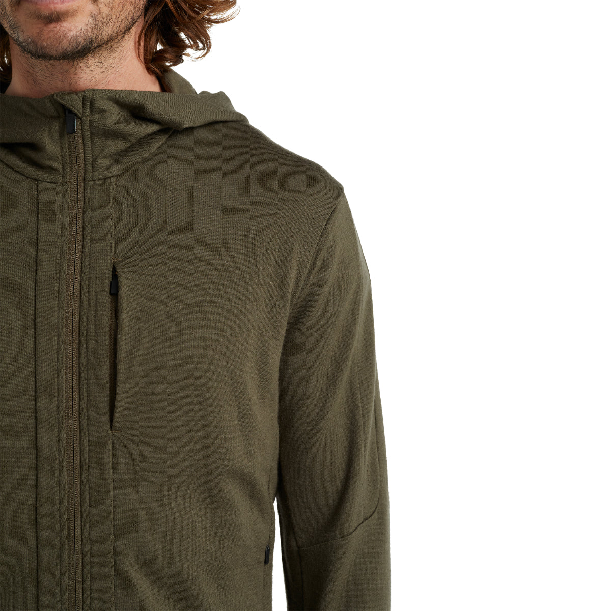 Icebreaker men's quantum long sleeve zip hood on sale