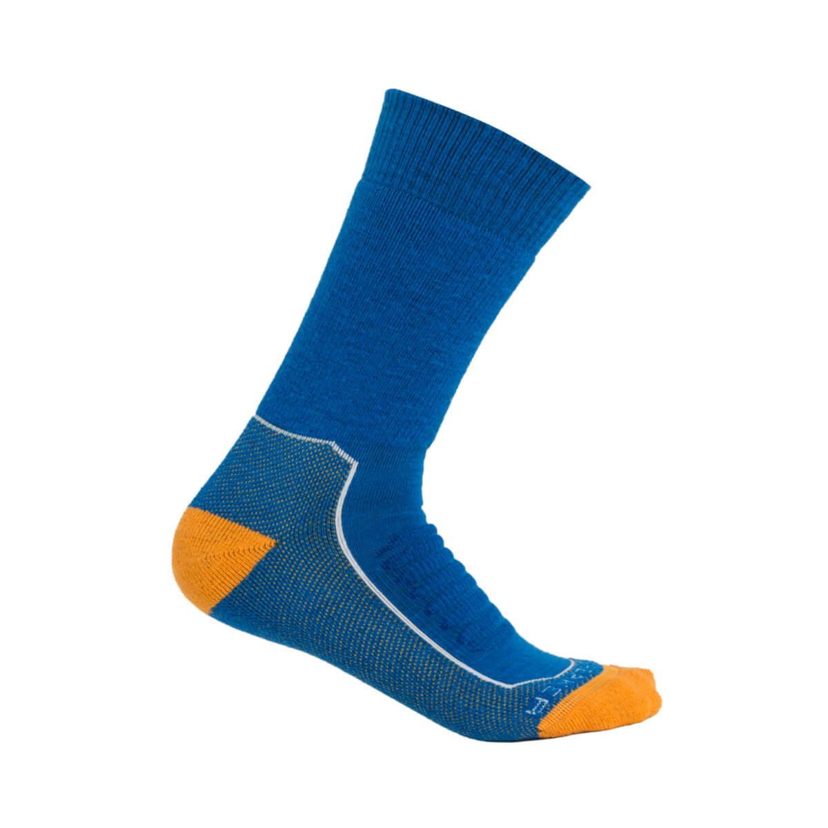 Icebreaker Men's Merino Hike+ Heavy Crew Socks - Lazurite/Snow/Solar
