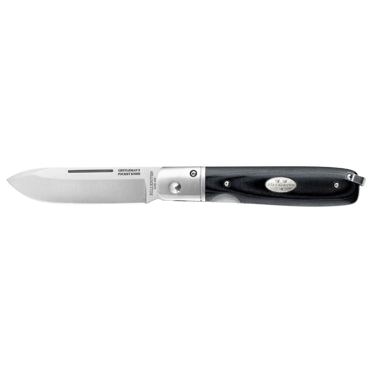 Fallkniven GPbm Gentleman's Folding Knife Black Micarta