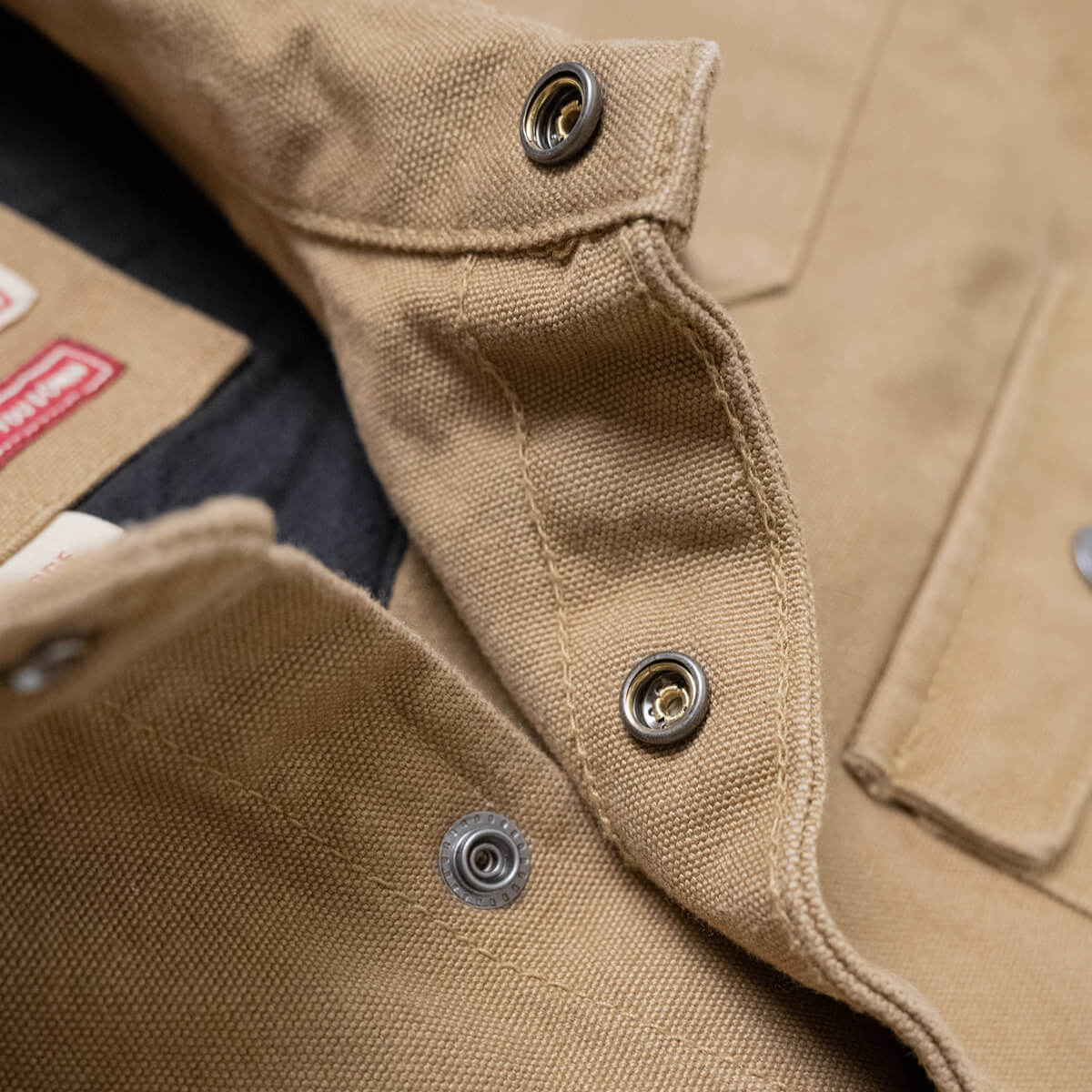 Iron and Resin Fenceline Shirt Jacket Duck Canvas | Field Tan