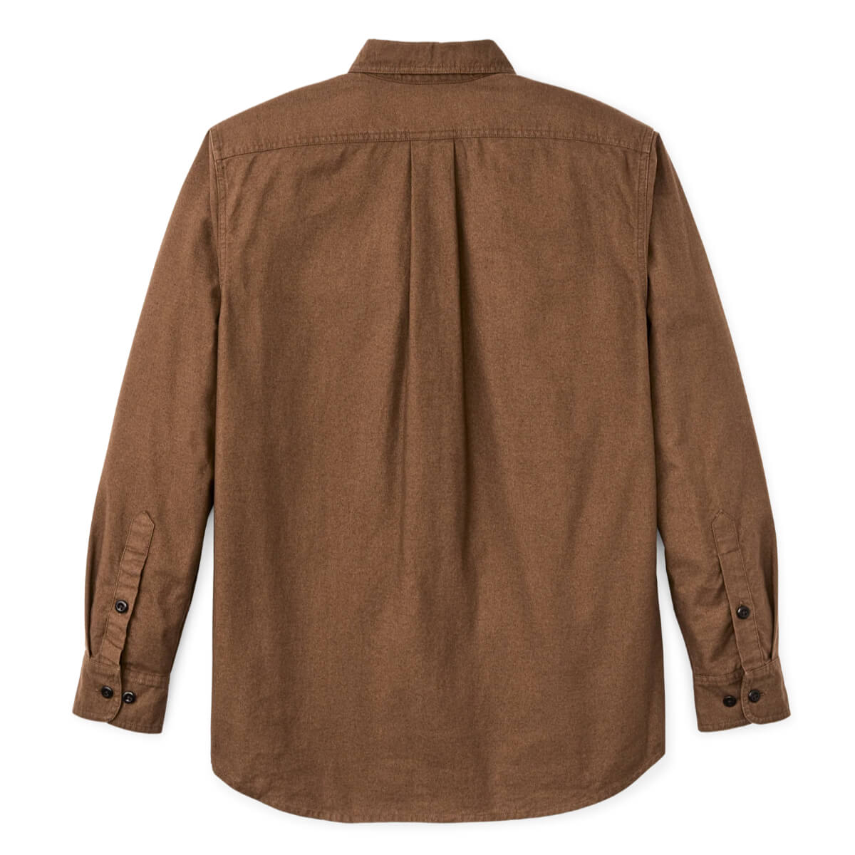 Brown shirt on a white background