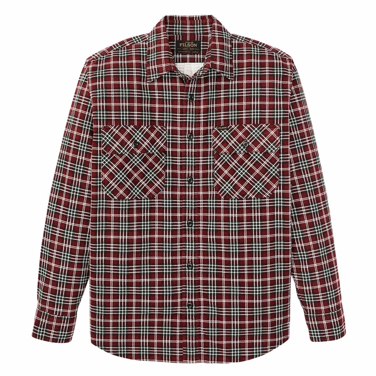 Filson Field Flannel Shirt Russet Red