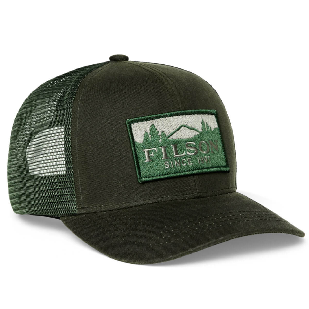 Filson Logger Mesh Cap Otter Green