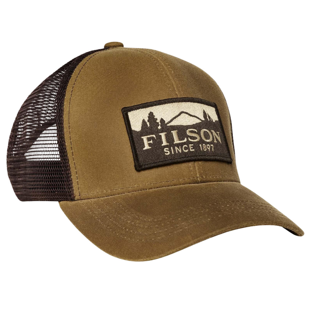 Filson Logger Mesh Cap Dark Tan