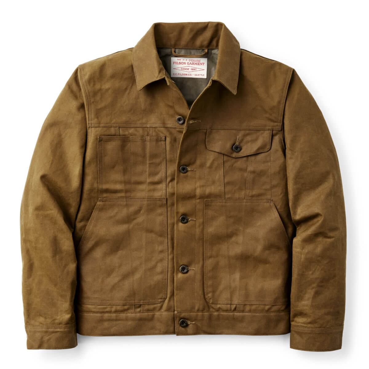 Filson Tin Cloth Short Lined Cruiser Jacket