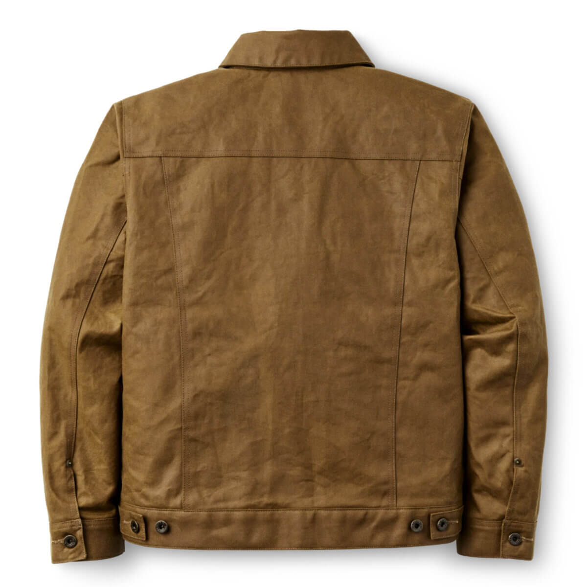 Brown jacket on a white background