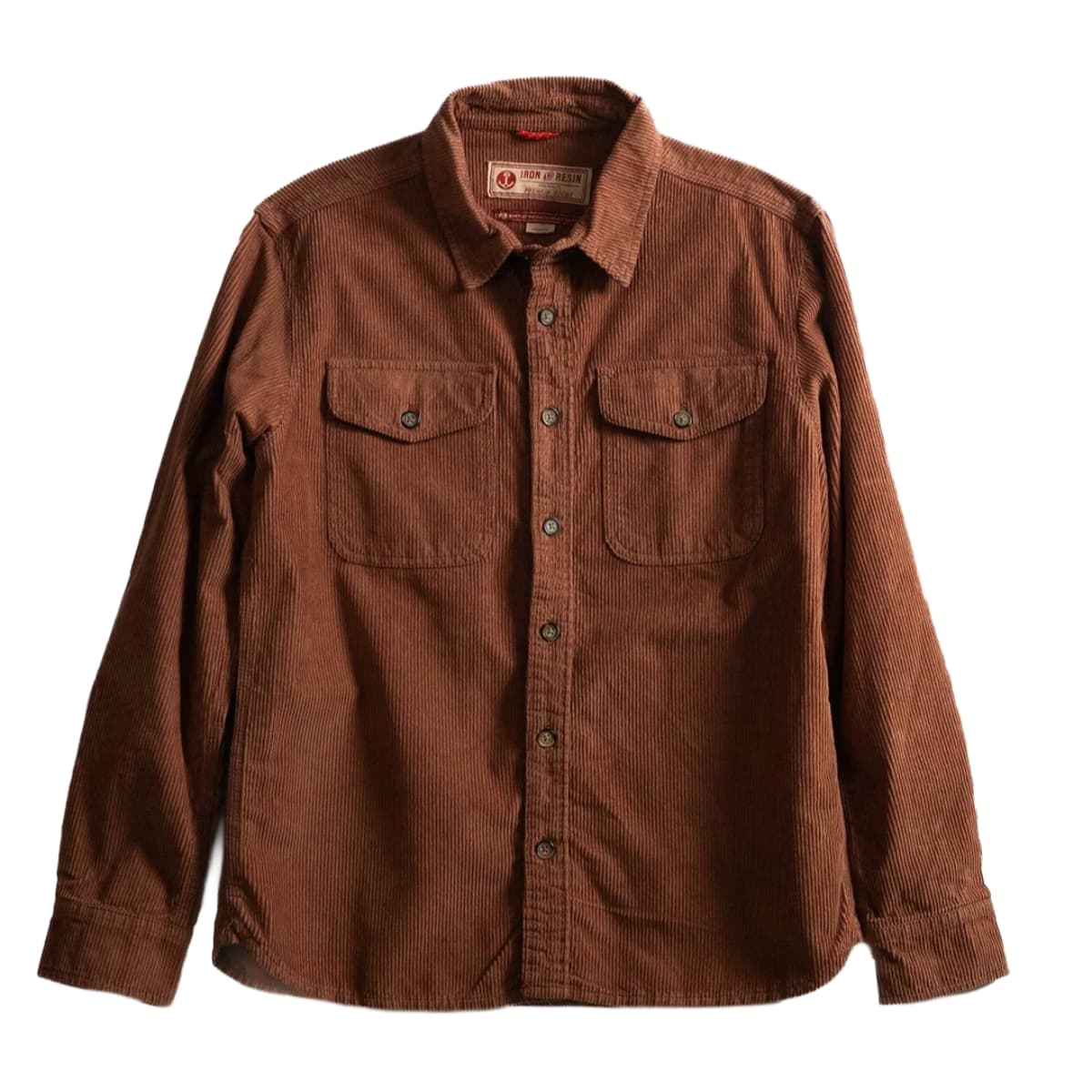 Iron and Resin Forest Corduroy Shirt | Rust