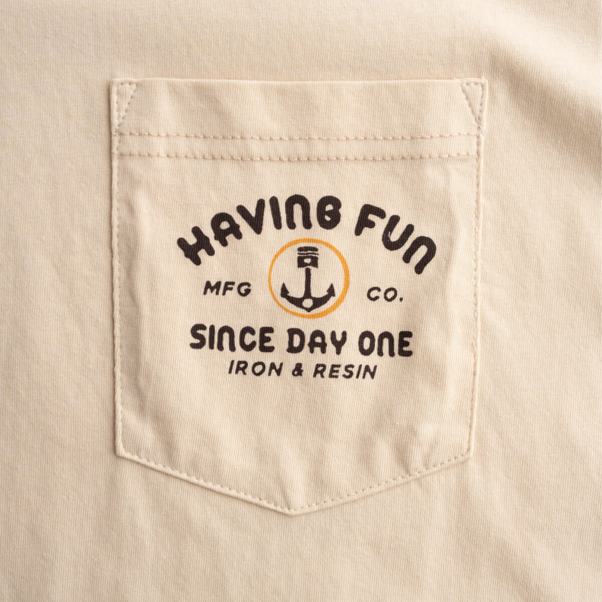 Iron and Resin Having Fun Pocket T-Shirt
