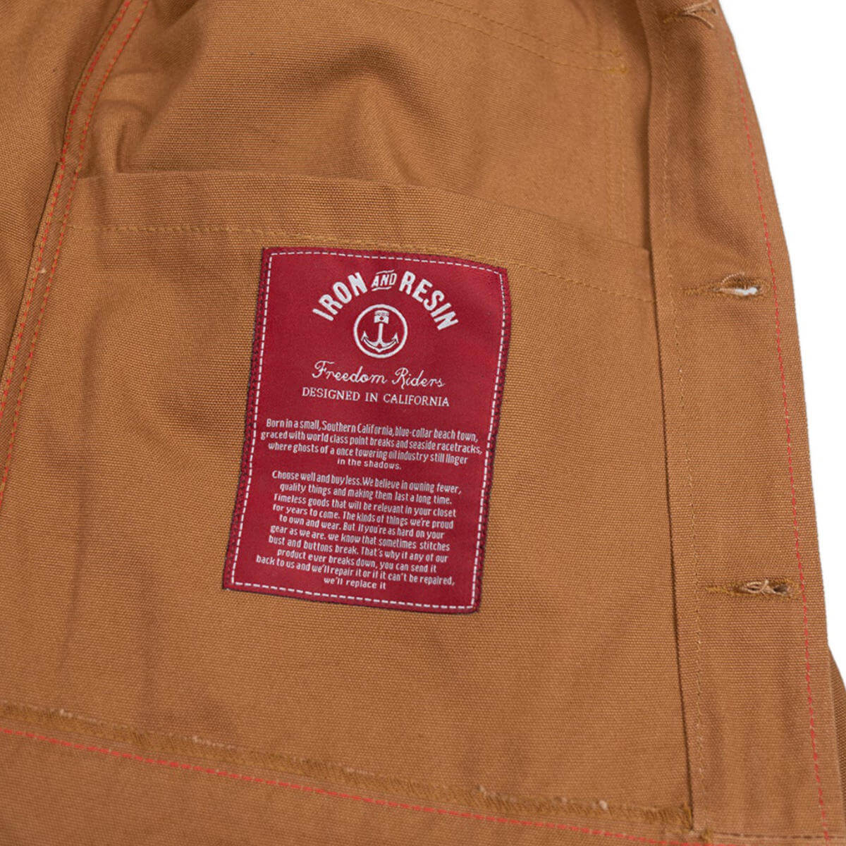 Iron and Resin Mechanic Jacket, American workwear style