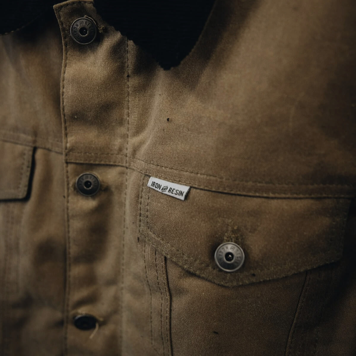 Iron and Resin The Scout Jacket Dark Tan