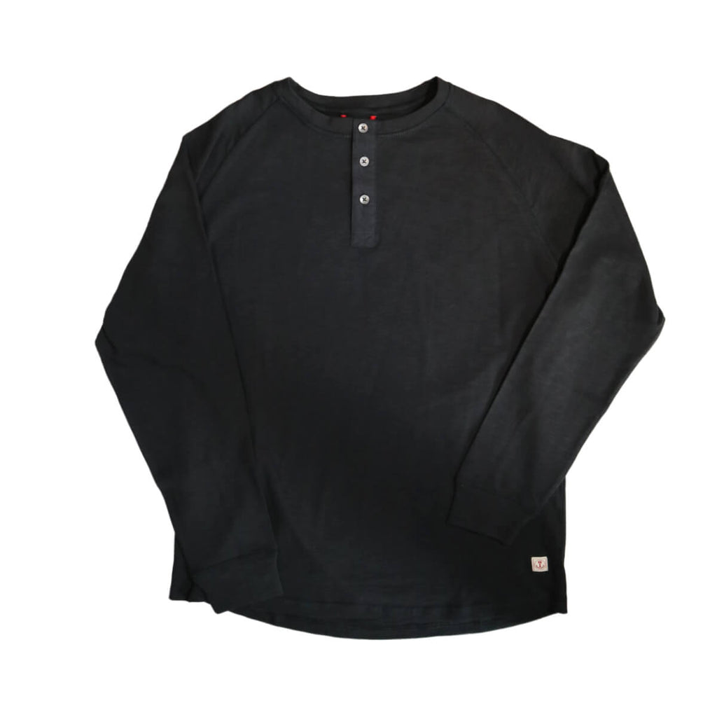 Iron and Resin Topock Henley Black Natural Man