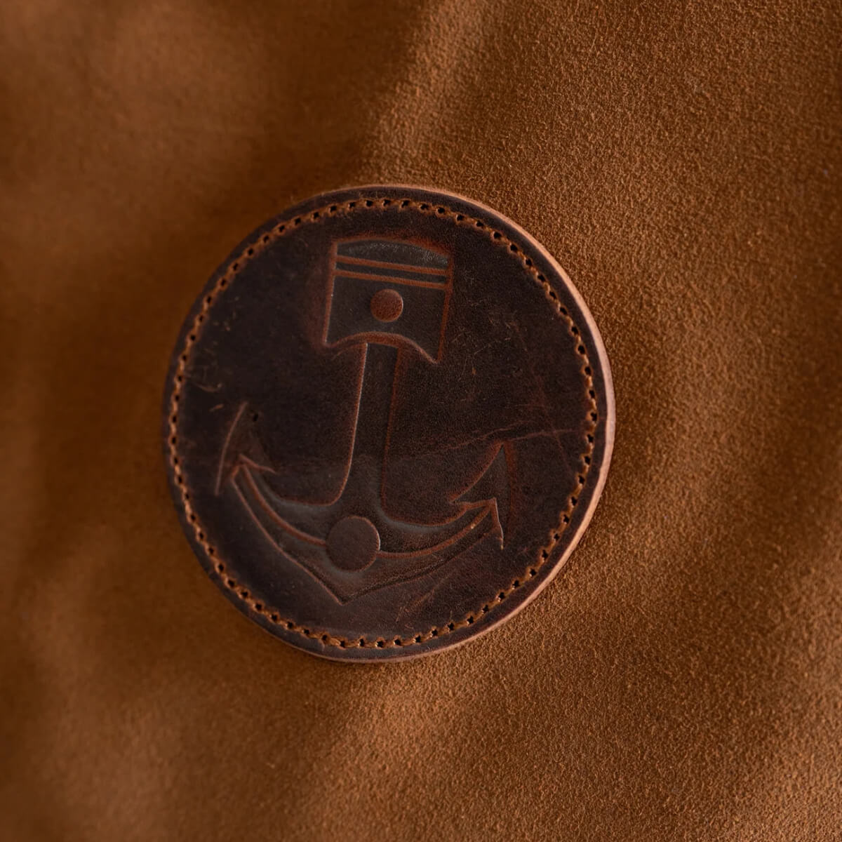 Iron and Resin Yampa Buffalo Suede Duffel Bag logo