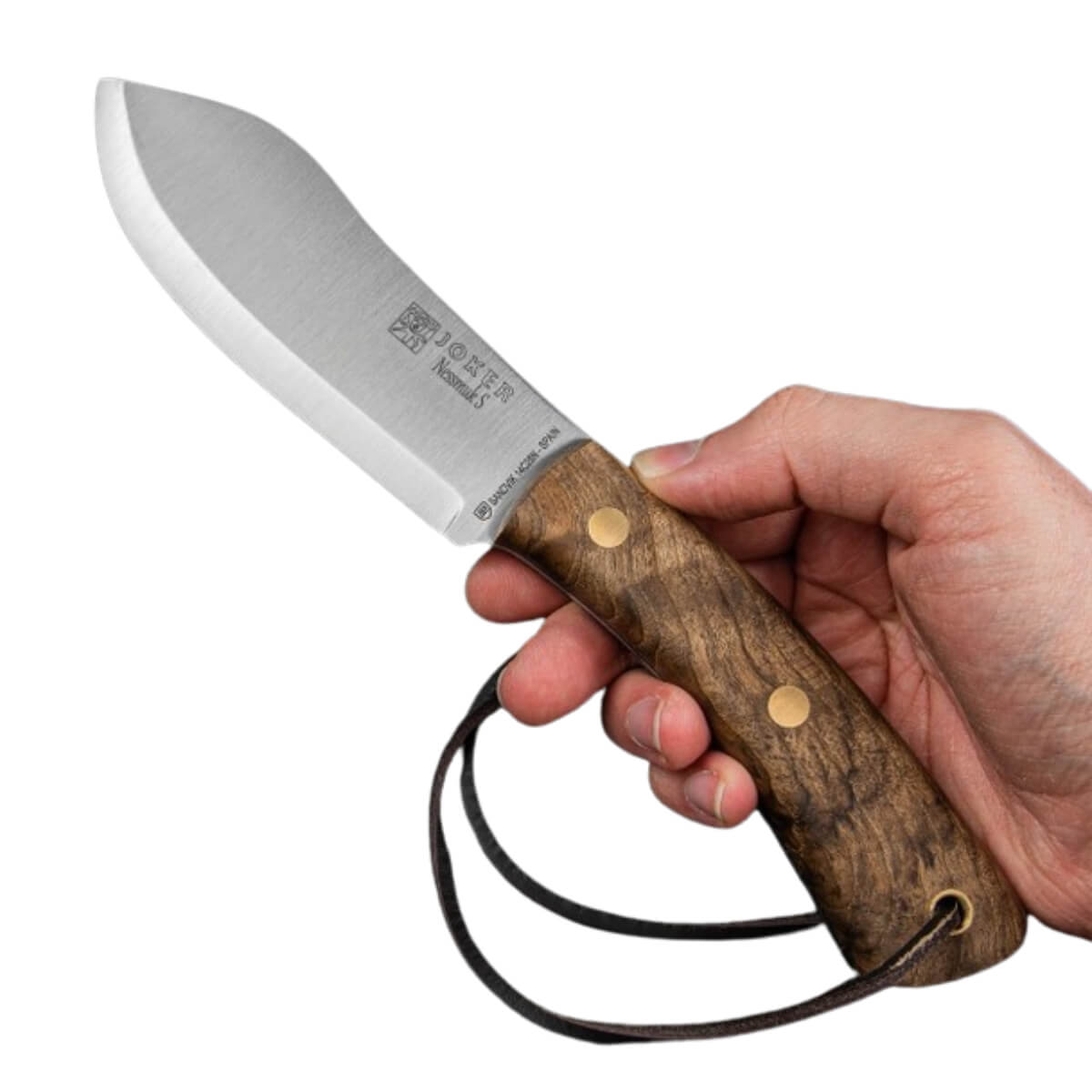 Joker Nessmuk Knife Walnut with Firestriker