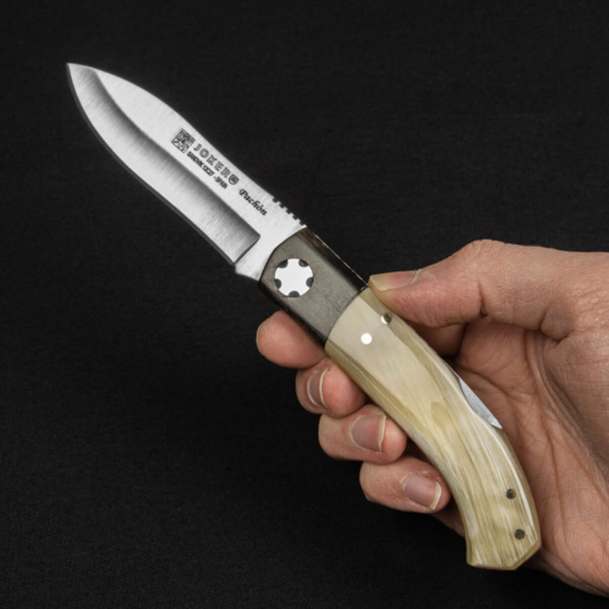 Joker Pachon Bone Folding Knife