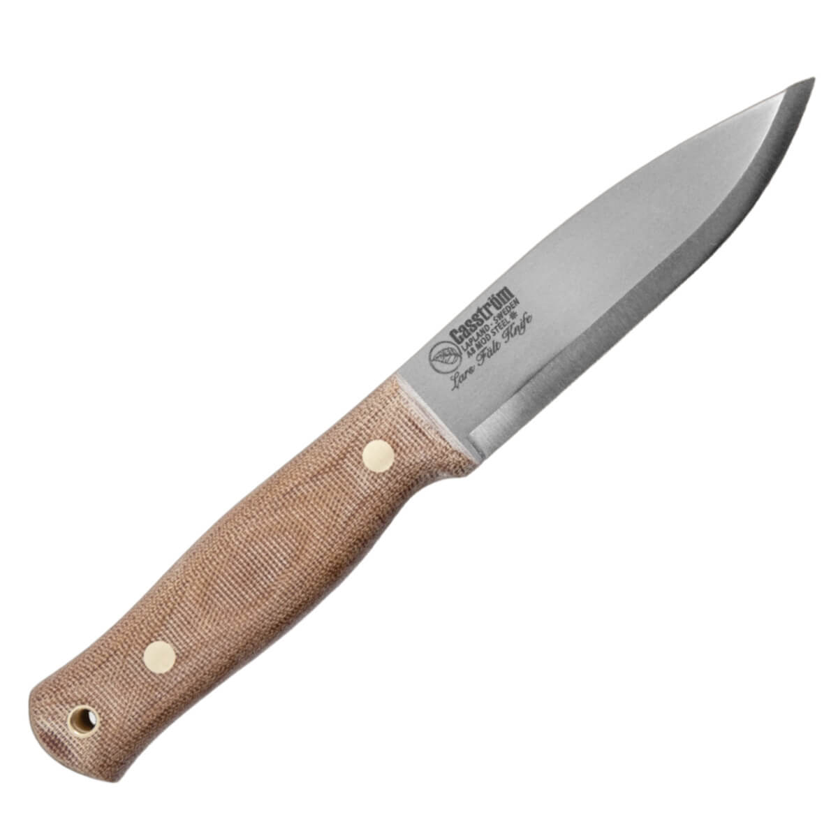 Casström Lars Fält Bushcraft Knife Canvas Micarta