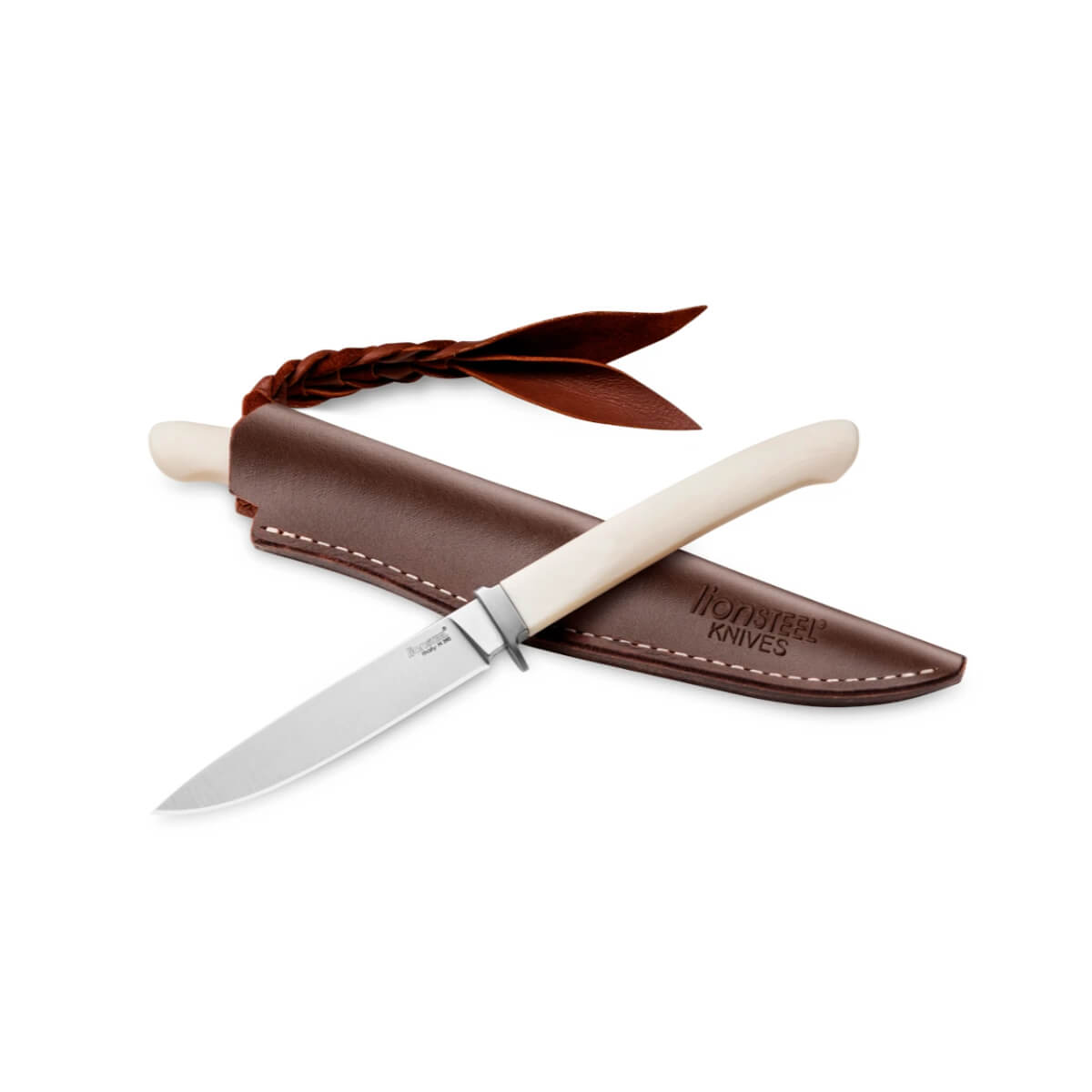 LionSteel Ago - White Micarta