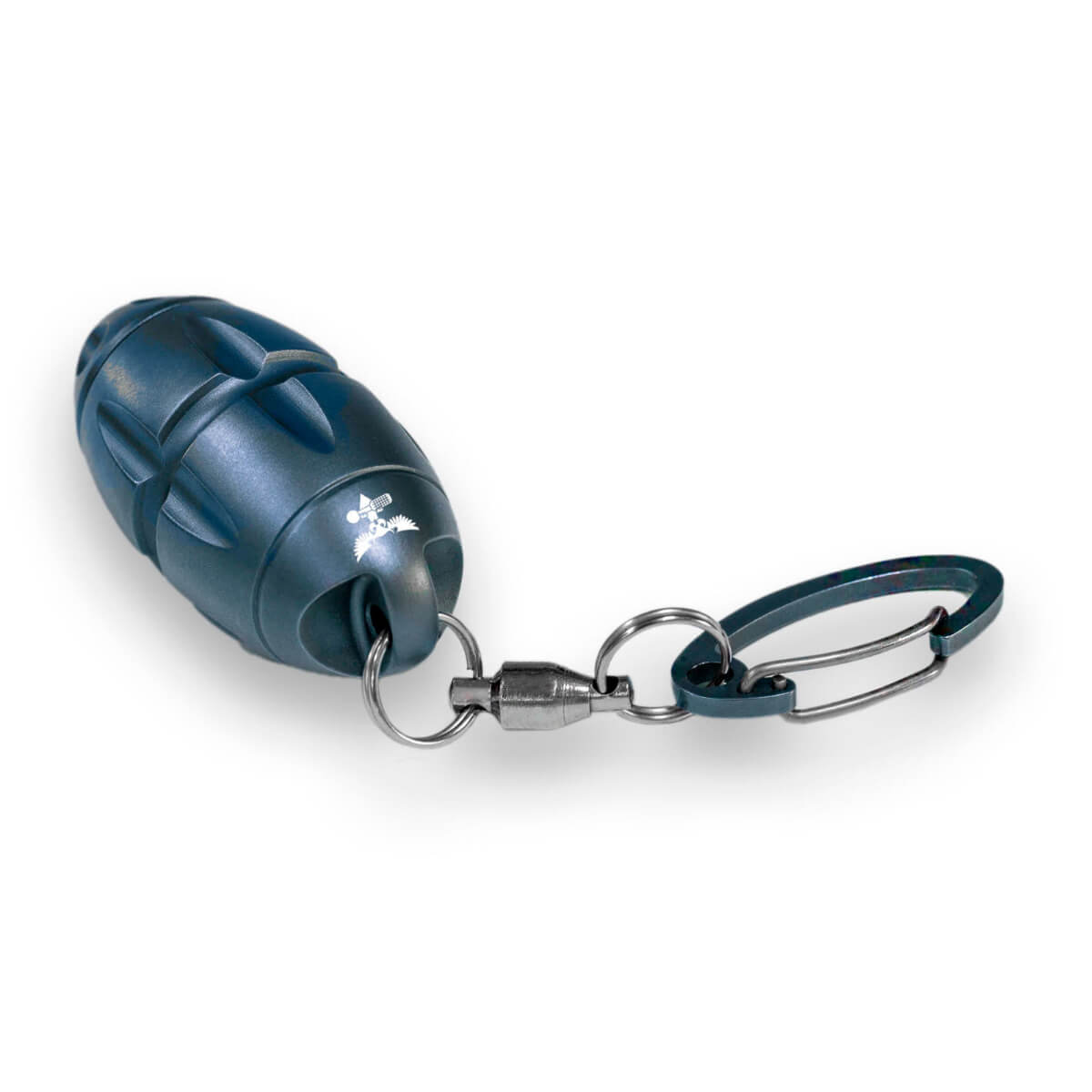 LionSteel Eggie Keychain Blue Titanium | Multi Tool