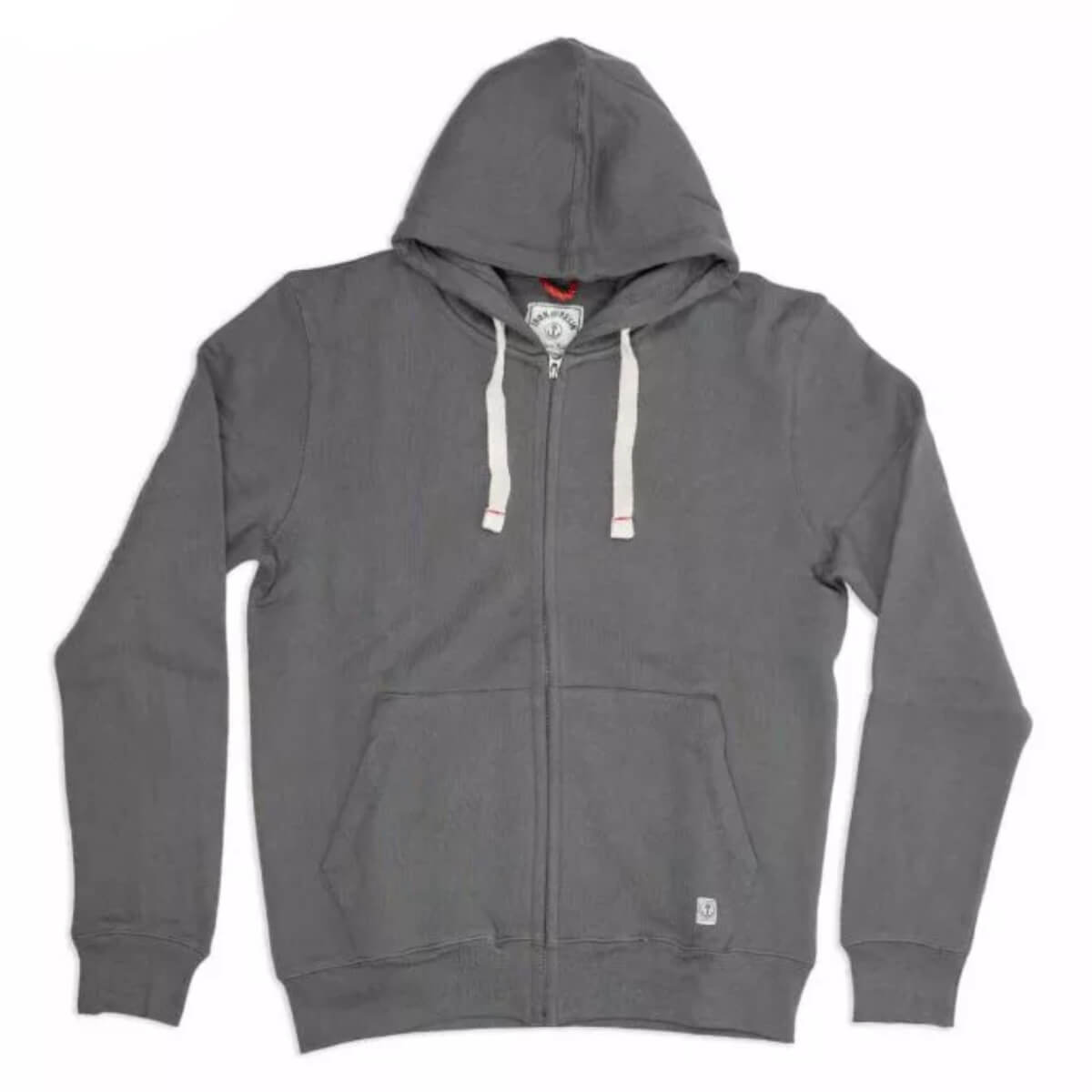 Charcoal zip hoodie best sale