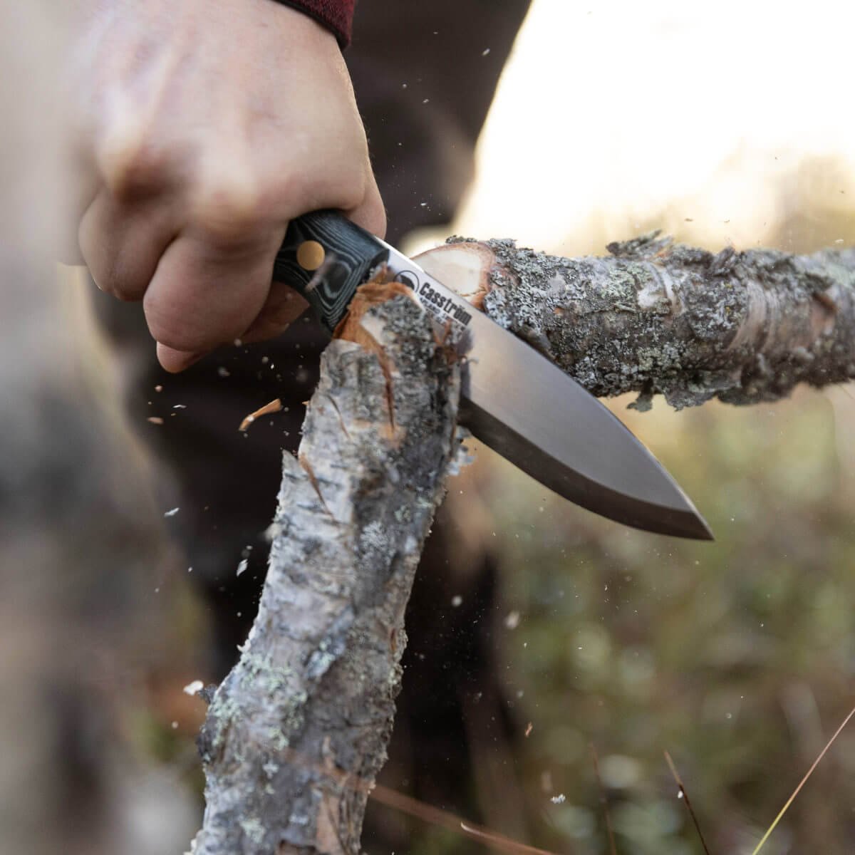 Casstrom No.10 Forest Knife - Green Linen Micarta