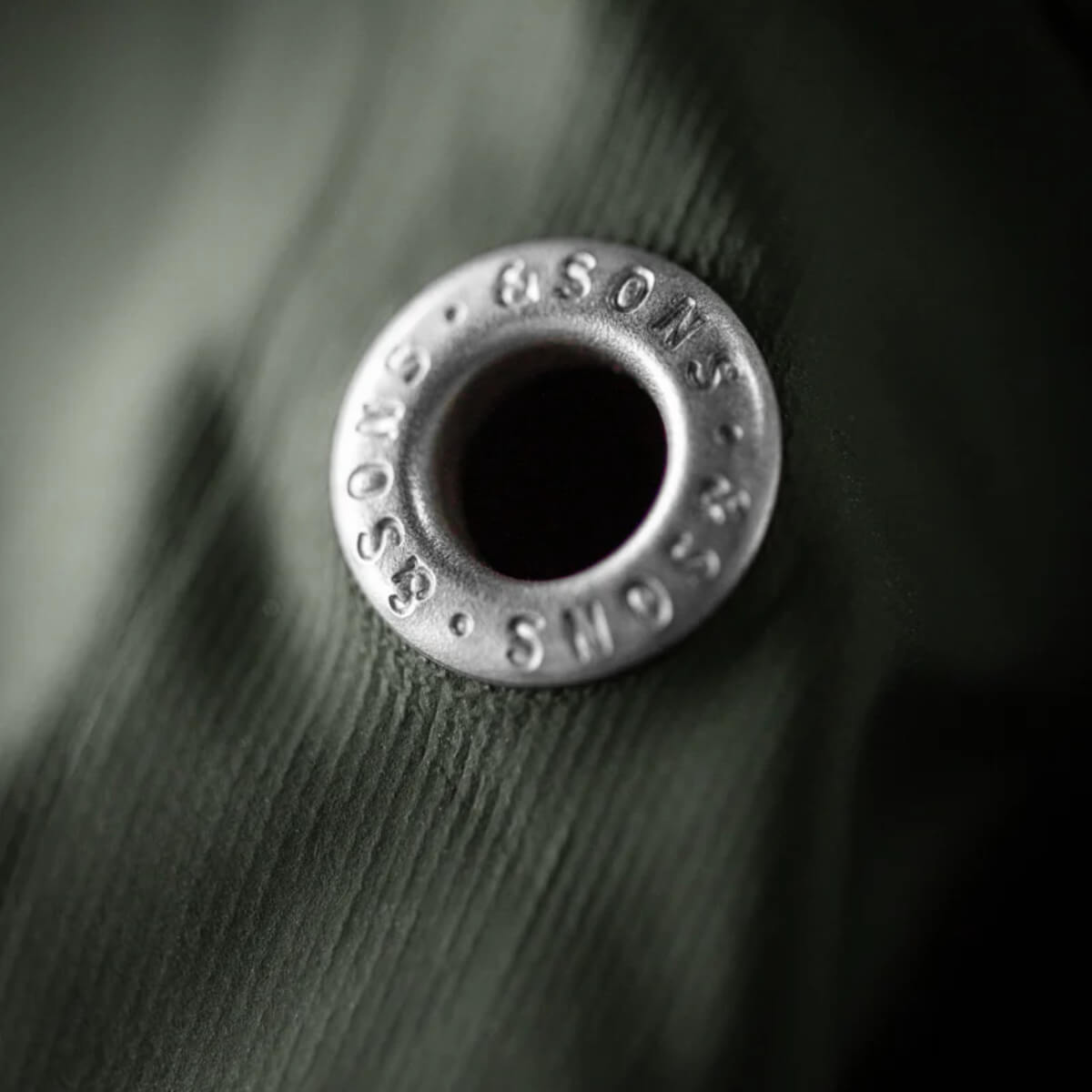 &SONS Ark Raincoat detail