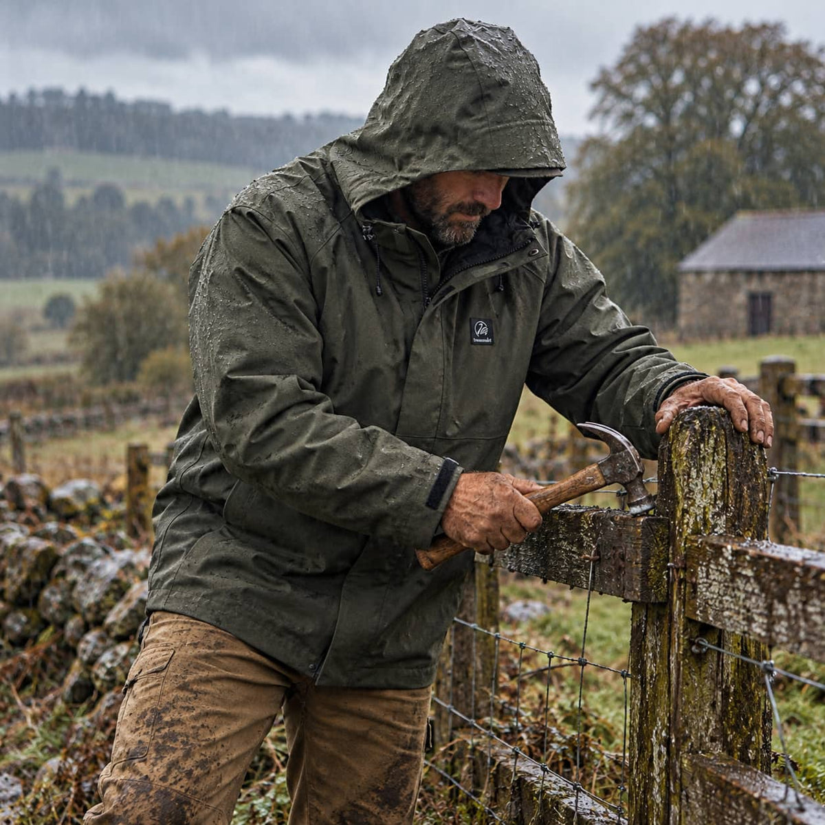 Swanndri Men's Shearwater15 Rain Jacket