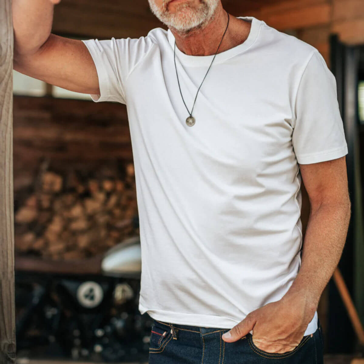 &amp;SONS Essentials T-Shirt White