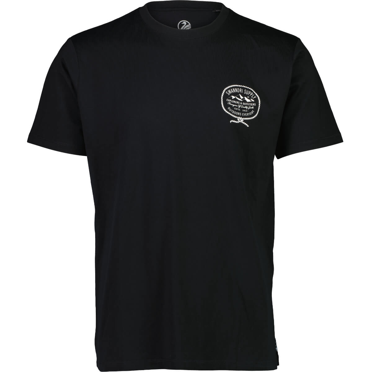 Swanndri Men's Old Ties T Shirt Black/White