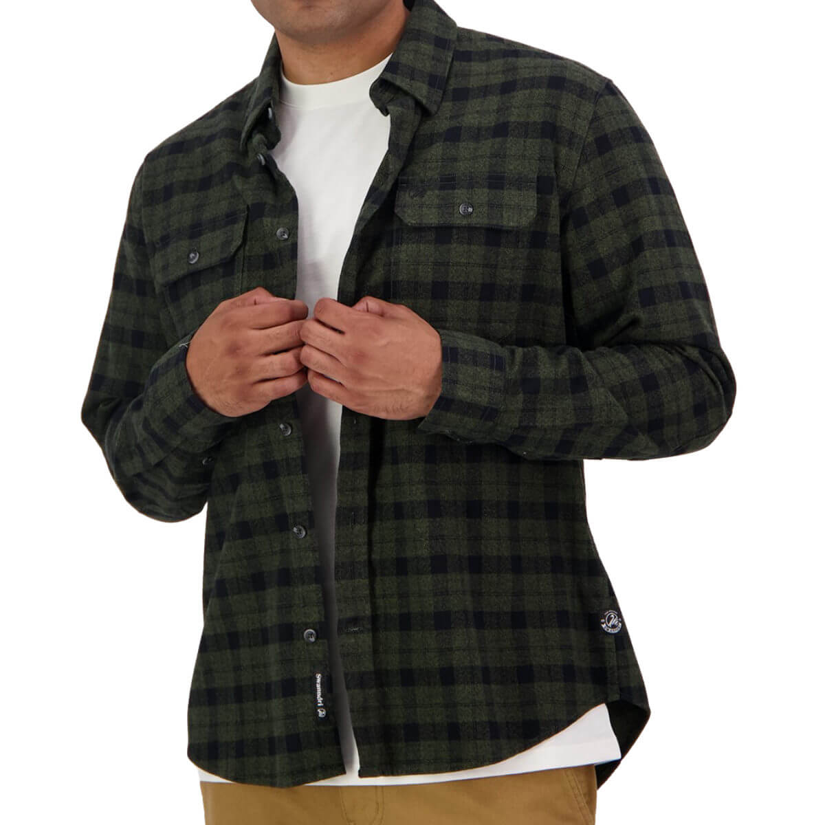 Swanndri Men&#39;s Port Road Long Sleeve Shirt