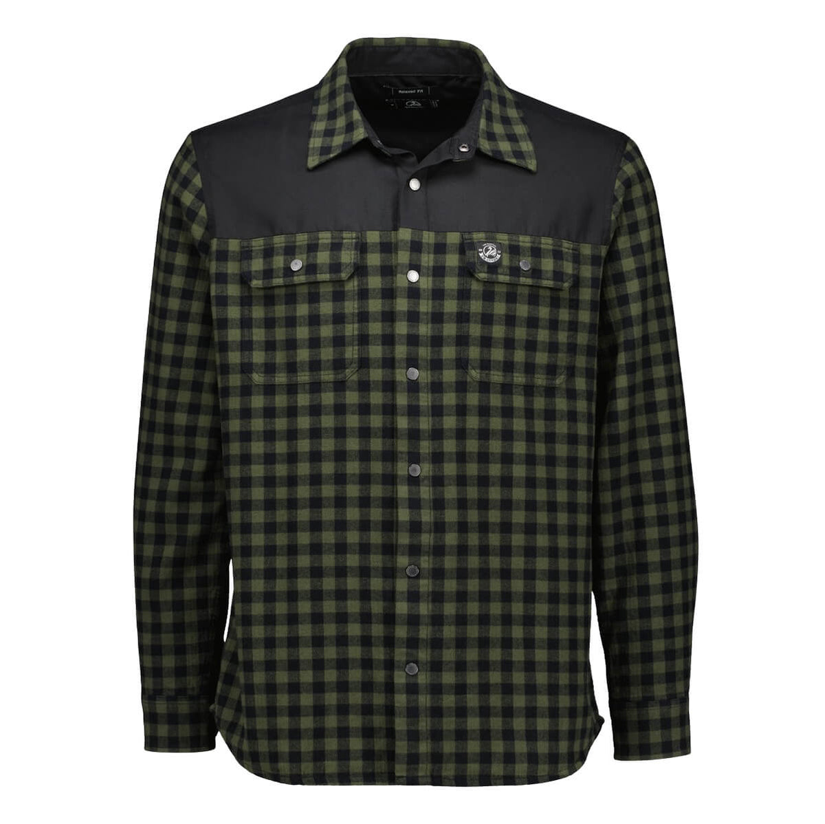 Swanndri Marton Stormshield Long Sleeve Shirt Olive / Black