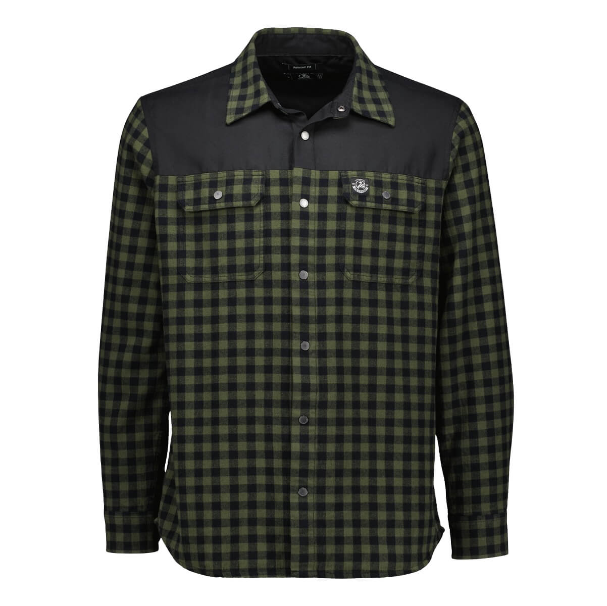 Swanndri Marton Stormshield Long Sleeve Shirt Olive / Black