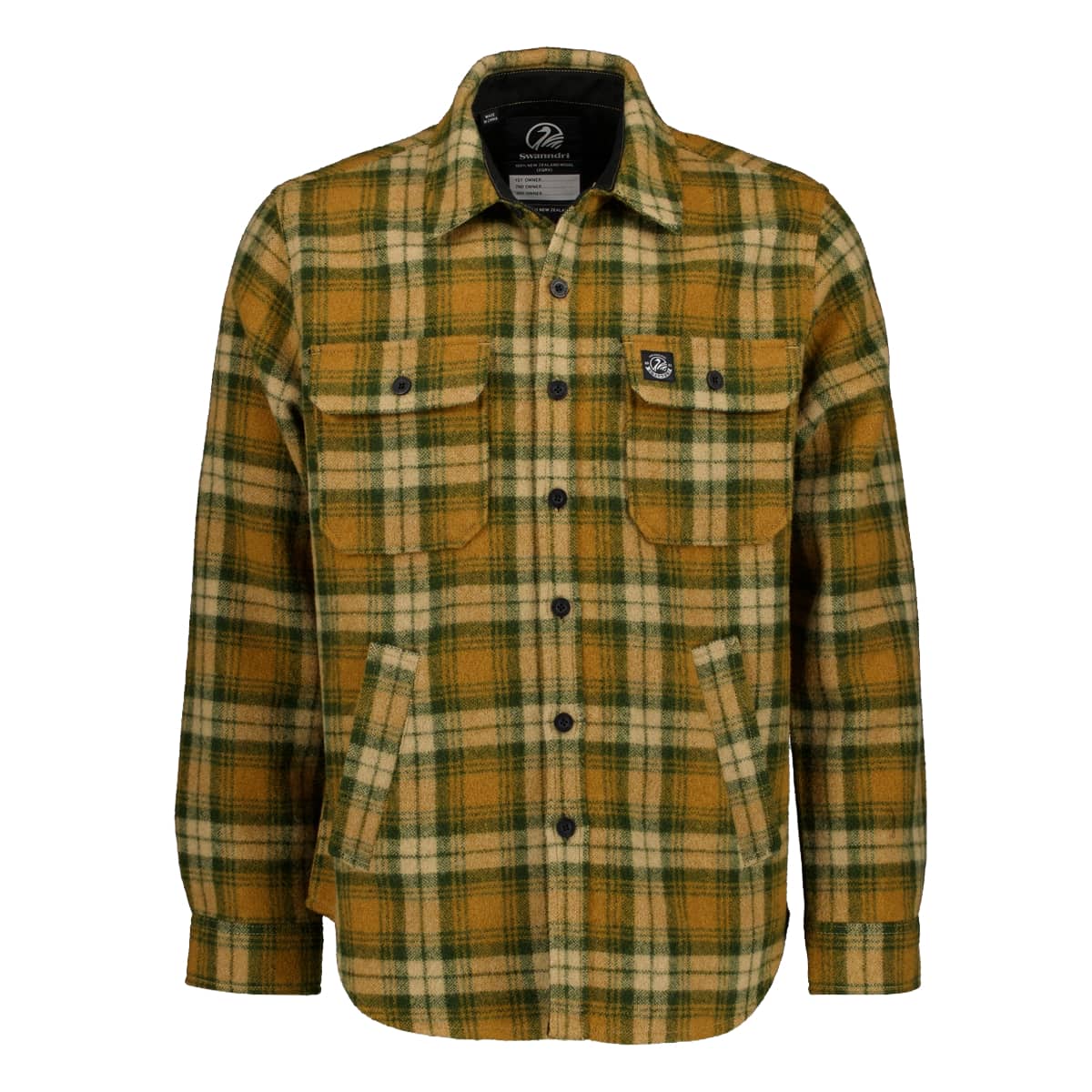 Swanndri Kiaraki V4 Wool Shacket Arizona Check