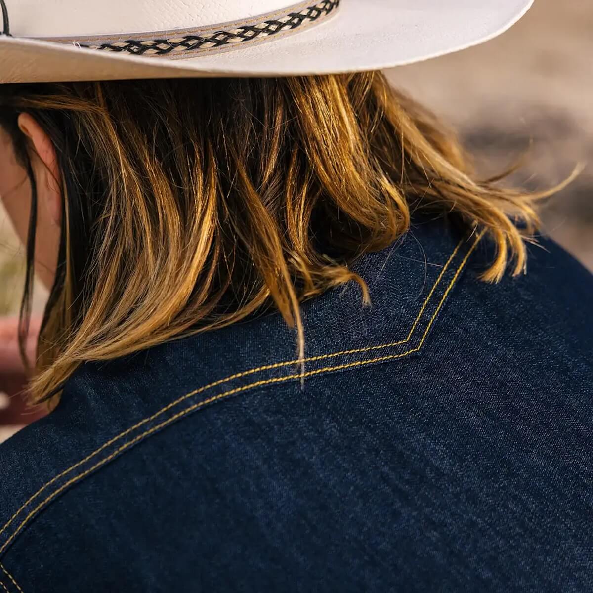 Saddleback denim shirt