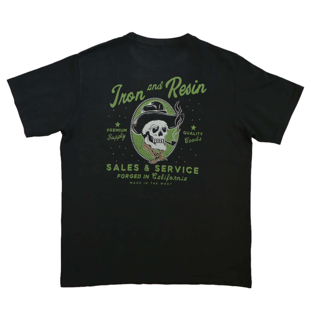 Iron and Resin Old Cowboy T-Shirt Back