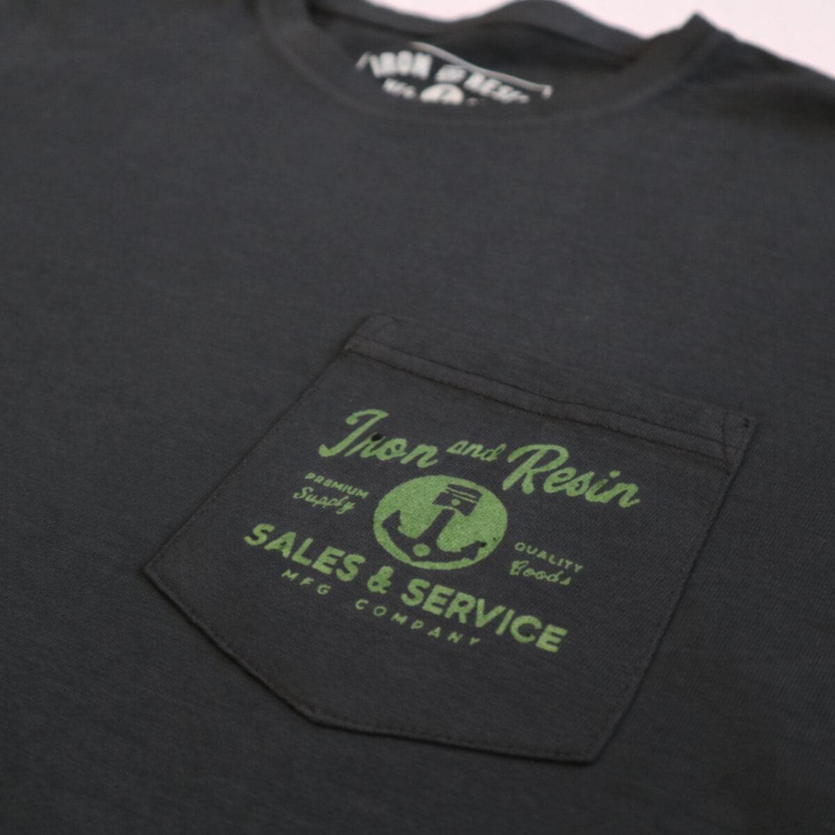 Iron and Resin Old Cowboy T-Shirt Pocket